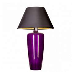 Lampa stołowa Bilbao Violet L019711214 s abażurowa