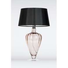 Lampa stołowa Bristol transparent Copper L046411504 s abażurowa