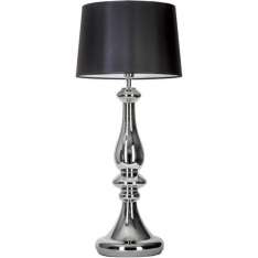 Lampa stołowa Versailles Platinum L204161247 s abażurowa