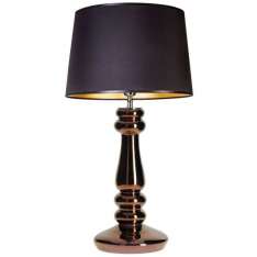 Lampa stołowa Petit Trianon Copper L051261514 s abażurowa