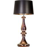 Lampa stołowa Louvre Copper L203261240 s abażurowa