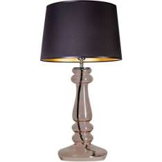 Lampa stołowa Petit Trainon transparent Copper L051461514 s abażurowa