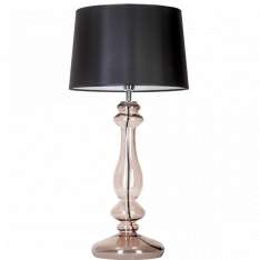Lampa stołowa Versailles transparent Copper L204461247 s abażurowa