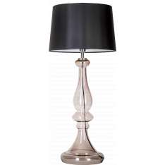 Lampa stołowa Louvre transparent Copper L203461229 s abażurowa