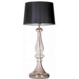 Lampa stołowa Louvre transparent Copper L203461229 s abażurowa