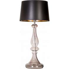 Lampa stołowa Louvre transparent Copper L203461240 s abażurowa
