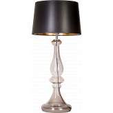 Lampa stołowa Louvre transparent Copper L203461240 s abażurowa