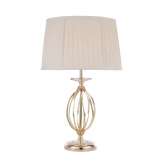 Lampa stołowa Aegean 1LT Table lamp Polished Brass Ag | Pol Brass abażurowa