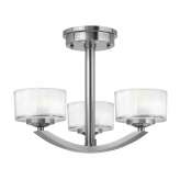 Lampa sufitowa Merdian 3LT Semi - Flush Hk | Meridian | nowoczesna