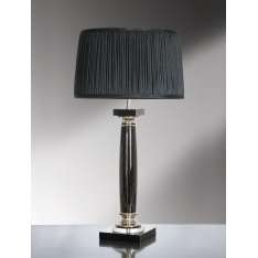 Lampa stołowa Simona Nero Black Crystal Table lamp Lui | Simona Nero nowoczesna abażurowa