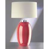 Lampa stołowa Victor Large Red Table lamp Lui | Victor Lg Rd nowoczesna abażurowa