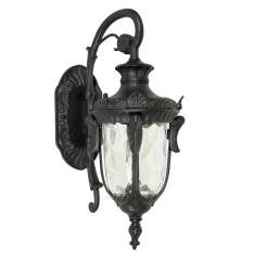 Kinkiet ogrodowy Philadelphia Medium Wall Lantern Black Ph2 | M Blk IP44 stylowy