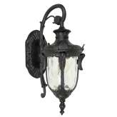 Kinkiet ogrodowy Philadelphia Medium Wall Lantern Black Ph2 | M Blk IP44 stylowy