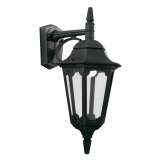 Kinkiet ogrodowy Parish Down Wall Lantern Black Pr2 Black IP44 stylowy (Pr2 Black)