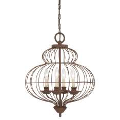Lampa wisząca Laila 4Lt Chandelier | Laila4B stylowa świecznikowa