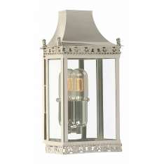 Kinkiet Regents park Wall Lantern Polished Nickel Regents park Pn IP23 stylowy (Regents park Pn)