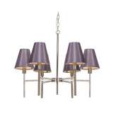 Lampa wisząca Lucerne Six Light Chandelier Hq | Lucerne 6Lt nowoczesna abażurowa