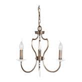 Lampa wisząca Pimlico 3LT Chandelier Dark Bronze Pm3 Db stylowa świecznikowa