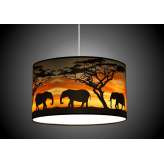 Lampa wisząca abażur New Art Africa 0100