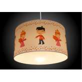 Lampa wisząca abażur New Art Princess 0155