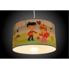 Lampa wisząca abażur New Art Prince 0156