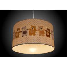 Lampa wisząca abażur New Art Bears 0157