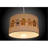 Lampa wisząca abażur New Art Bears 0157