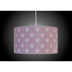 Lampa wisząca abażur New Art Stars Pink 0191