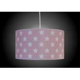 Lampa wisząca abażur New Art Stars Pink 0191