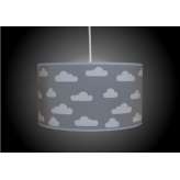 Lampa wisząca abażur New Art Clouds Grey 0198