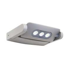 Kinkiet Radius 6144S - 1 IP54 3 x 3 W LED 230V srebrny