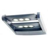 Kinkiet Radius 6144S - 2 IP54 2 x 3 x 3 W LED 230V srebrny