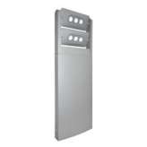 Słupek ogrodowy Radius 6146S - 2 - 616 IP54 2 x 3 x 3 W LED 230V srebrny