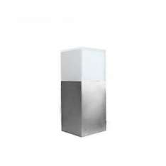 Słupek ogrodowy Cube Al. Cb - 330 Al IP44 E27 LED E27 Cfl Max 20W | 230V srebrny