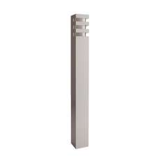 Słupek ogrodowy Rado Al. Rado 1 Al IP54 E27 LED E27 Cfl Max 18W | 230V srebrny