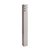 Słupek ogrodowy Rado Al. Rado 1 Al IP54 E27 LED E27 Cfl Max 18W | 230V srebrny