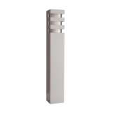 Słupek ogrodowy Rado Al. Rado 2 Al IP54 E27 LED E27 Cfl Max 18W | 230V srebrny