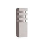 Słupek ogrodowy Rado Al. Rado 3 Al IP54 E27 LED E27 Cfl Max 18W | 230V srebrny
