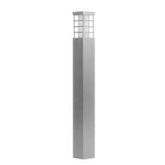 Słupek ogrodowy Rado II Al Rado II 1 Al IP54 E27 LED E27 Cfl Max 18W | 230V srebrny