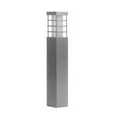 Słupek ogrodowy Rado II Al Rado II 2 Al IP54 E27 LED E27 Cfl Max 18W | 230V srebrny