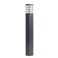 Słupek ogrodowy Rado II Dg Rado II 1 Dg IP54 E27 LED E27 Cfl Max 18W | 230V ciemny popiel