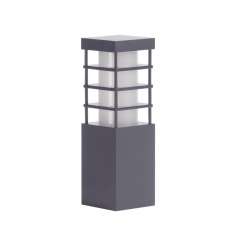 Słupek ogrodowy Rado II Dg Rado II 3 Dg IP54 E27 LED E27 Cfl Max 18W | 230V ciemny popiel