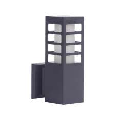 Kinkiet Rado III Dg Rado III K Dg IP54 E27 LED E27 Cfl Max 18W | 230V ciemny popiel