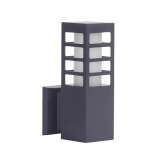 Kinkiet Rado III Dg Rado III K Dg IP54 E27 LED E27 Cfl Max 18W | 230V ciemny popiel