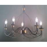 Oprawa wisząca Corte Sp5 Ruggine 5 x 40W E14 57187