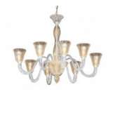 Oprawa wisząca Corte Sp8 Ruggine 8 x 40W E14 57194