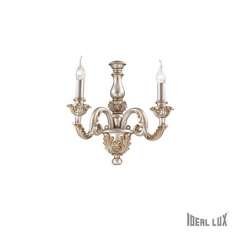 Kinkiet Giglio Ap2 Argento 2 x 40W E14 75242