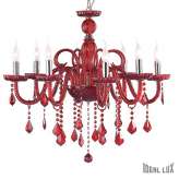 Oprawa wisząca Giudecca Sp8 Rosso 8 x 40W E14 27425