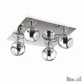 Plafon Lunare Pl4 Cromo 4 x 28W GU10 66820