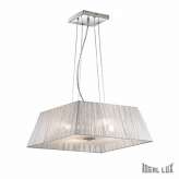 Oprawa wisząca Missouri Sp4 Argento 4 x 40W E14 35932